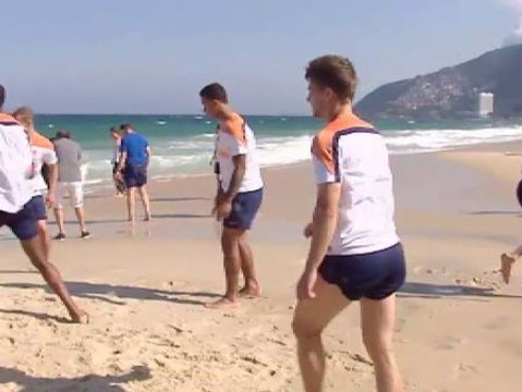 Holanda disfruta de las playas Brasileñas