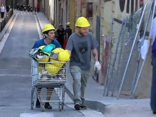 Los activistas de Can Vies continúan con la reconstrucción de la zona