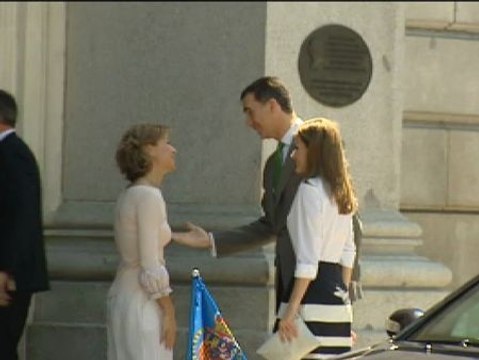 Los Príncipes vuelven juntos a entregar un premio