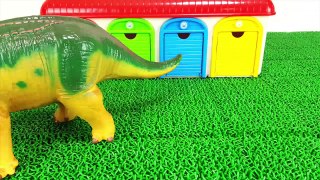Tayo Garage Toy & Giant Orbeez Water Balloon Bomb Toy Jurassic Wprld Dinosaur Story