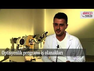 Optisyenlik programının iş olanakları