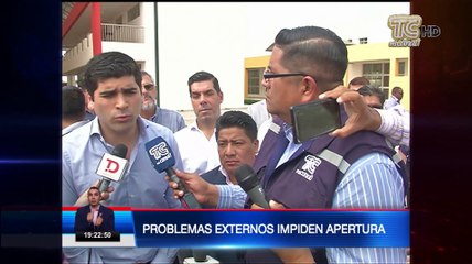 Problemas externos impiden apertura de institución educativa del Guayas
