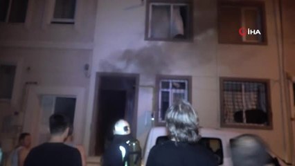 3 katlı apartmanda doğal gaz patlaması meydana geldi