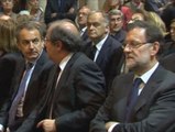 Zapatero y Rajoy acuden al funeral de Isabel Carrasco