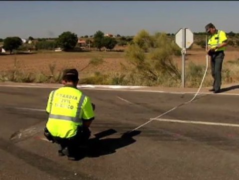 La Guardia Civil investiga las circunstancias del accidente en Badajoz