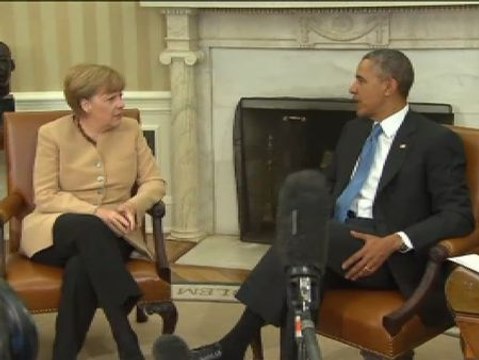 Obama recibe a Merkel en la Casa Blanca en una cita marcada por Ucrania