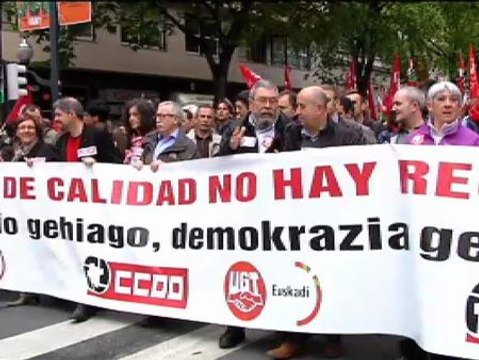 Miles de personas se manifiestan en toda España exigiendo trabajo