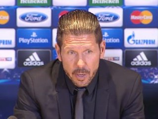 Simeone: "Estos jugadores tienen unos huevos así de grandes"
