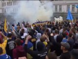 Graves altercados en Ucrania antes de la celebración de un partido de fútbol