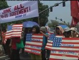 Protestas contra la visita de Obama a Filipinas