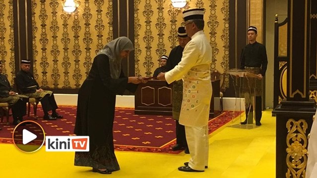 Latheefa Koya angkat sumpah KP SPRM di Istana Negara