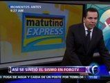 Así vivió en directo una televisión mexicana el terremoto