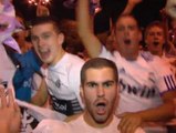 Miles de personas celebran en la Cibeles la Copa del Rey del Real Madrid