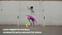 Learn Freestyle Footballer Tricks: Alternative mitch around the world