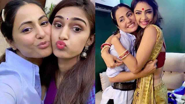 Hina Khan aka Komolika meets Erica Fernandes & Parth on set of Kasauti Zindagi Kay | FilmiBeat