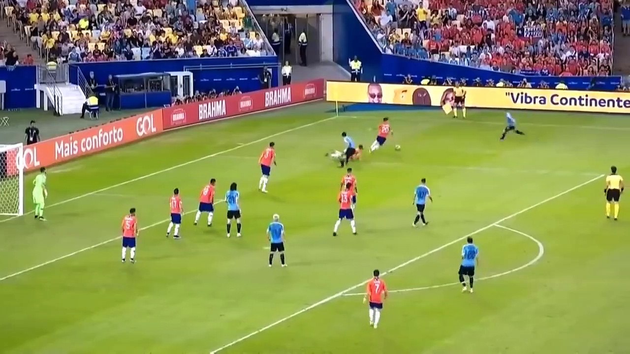 Chile vs Uruguay 0-1 Highlights & Goals | Resumen y Goles (24/06/2019)