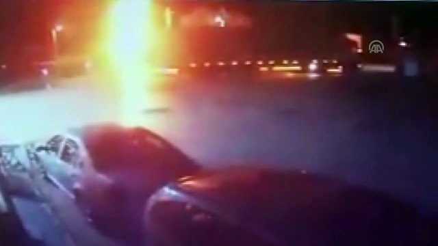 Etil asetat yüklü tanker yandı: 3 yaralı - Güvenlik kamerası - SAKARYA