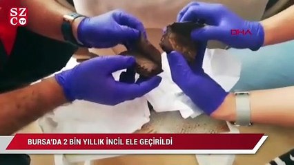 Bursa'da 2 bin yıllık İncil ele geçirildi; 4 gözaltı