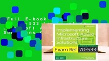 Full E-book  Exam Ref 70-533 Implementing Microsoft Azure Infrastructure Solutions Complete
