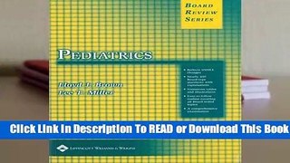Full E-book BRS Pediatrics  For Free