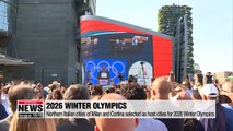 Northern Italian cities of Milan and Cortina selected as host cities for 2026 Winter Olympics
