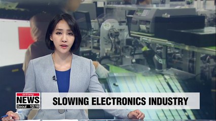 Tải video: Production, exports for S. Korea's electronics industry dropped between 2013-2018: Report