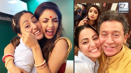 Hina Khan REUNITES With The Star Cast Of Kasautii Zindagii Kay 2