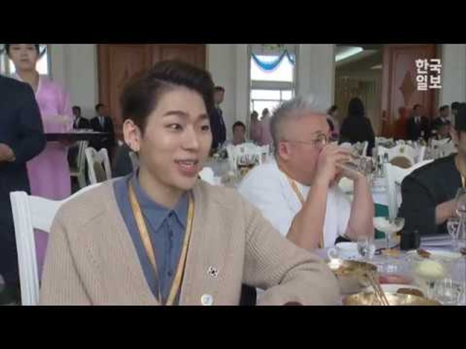 [2018 평양 남북정상회담] 옥류관 냉면을 처음 먹어본 지코의 반응은?