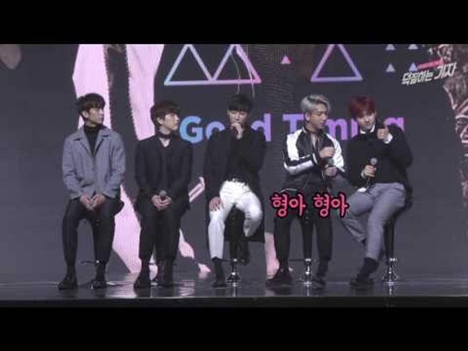 B1A4, 꽁냥거리는 바로&신우 (161128 Showcase Interview Baro&Shinwoo)