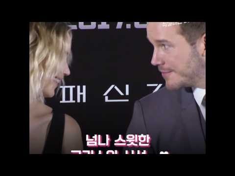 [ENG] 크리스 프랫'내 눈을 바라봐' (161216 패신저스 Jennifer Lawrence and Chris Pratt 'Passengers' Showcase)