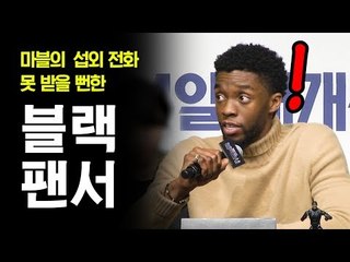 마블 섭외 전화 못 받을 뻔한 블랙팬서 | Black Panther Asia Press Conference