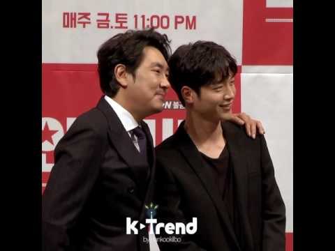 Seo Kang Joon và Jo Jin Ong trong buổi họp báo Entourage