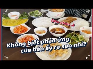 [Đi chơi cùng Quin Quin] Người Hàn ăn đồ ăn Việt Nam!
