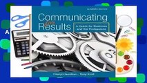 [MOST WISHED]  Communicating for Results: A Guide for Business and the Professions