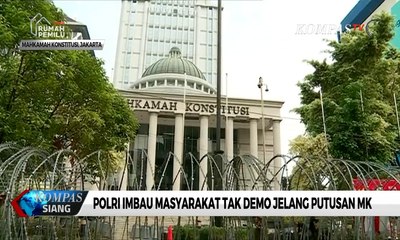 Polri Imbau Masyarakat Tak Demo Jelang, Saat dan Setelah Putusan MK