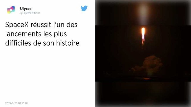 Une fusée SpaceX décolle de Floride avec 24 satellites