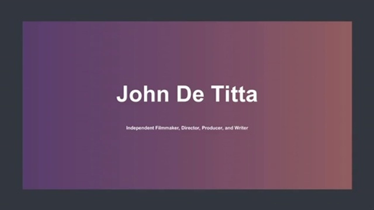 John De Titta - Provides Consultation in Entrepreneurship