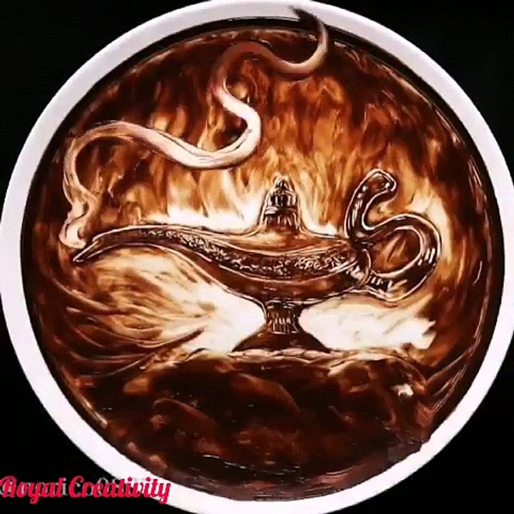 Unbelievable Art with cream