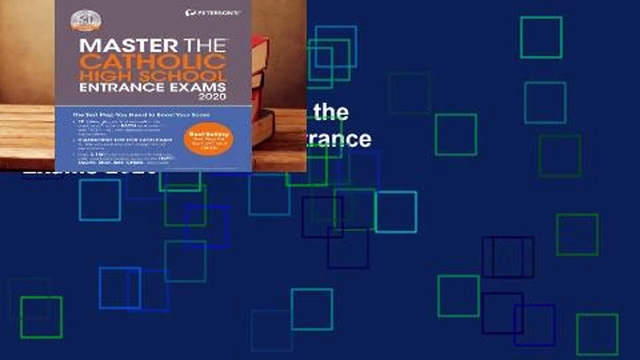 [MOST WISHED]  Master the Catholic High School Entrance Exams 2020