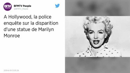 Un homme arrêté pour le vol d’une statue de Marilyn Monroe à Hollywood