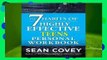 [Read] The 7 Habits of Highly Effective Teens Personal Workbook  For Full