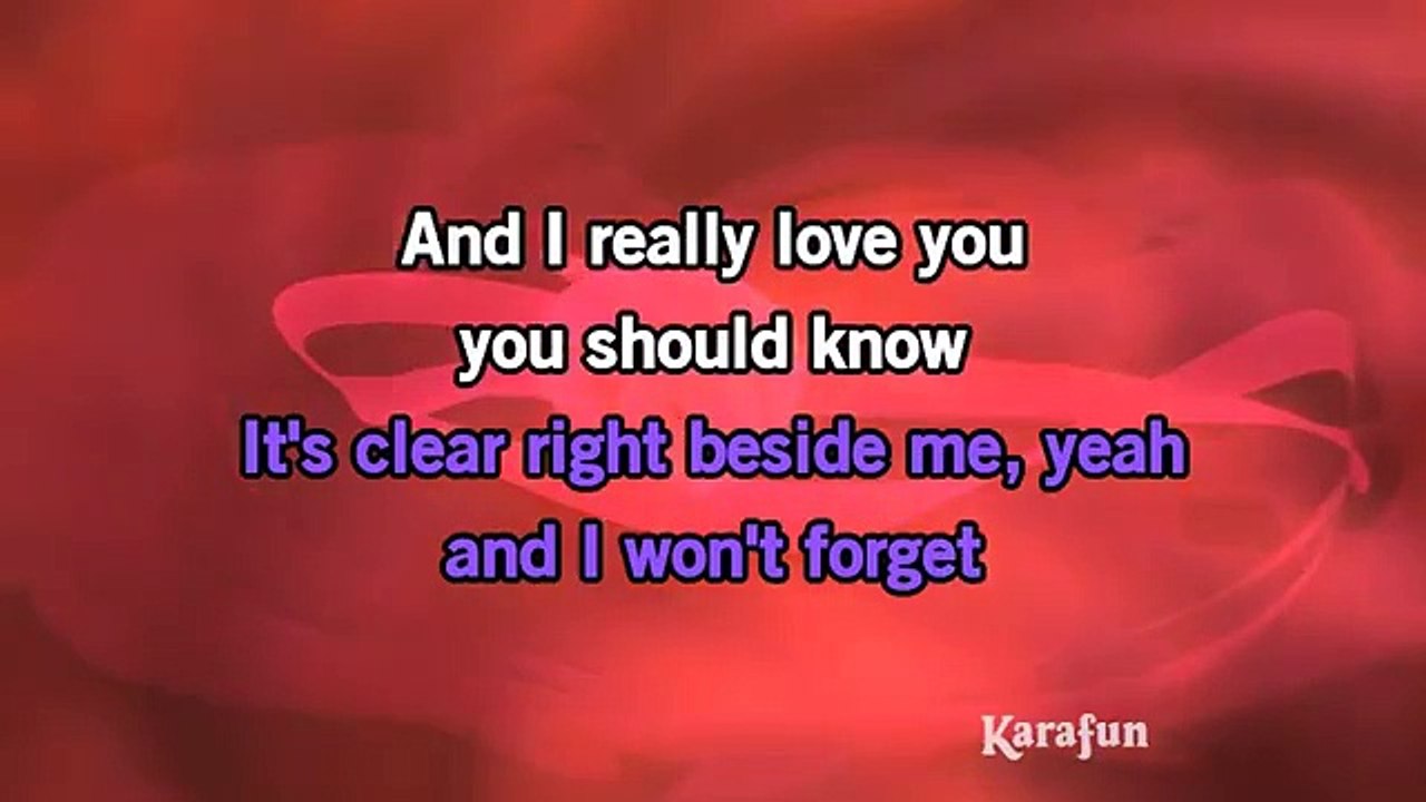 KARAOKE BEYONCE - Before i let go
