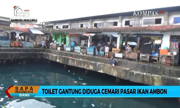 Toilet Gantung Diduga Cemari Pasar Ikan Ambon