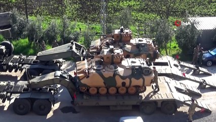 - Sınır birliklerine tank sevkiyatı
