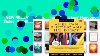 [NEW RELEASES]  American Electricians' Handbook, Sixteenth Edition