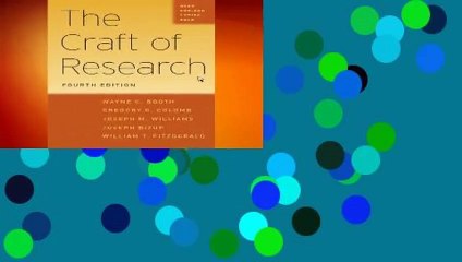 Popular to Favorit  The Craft of Research by Wayne C. Booth