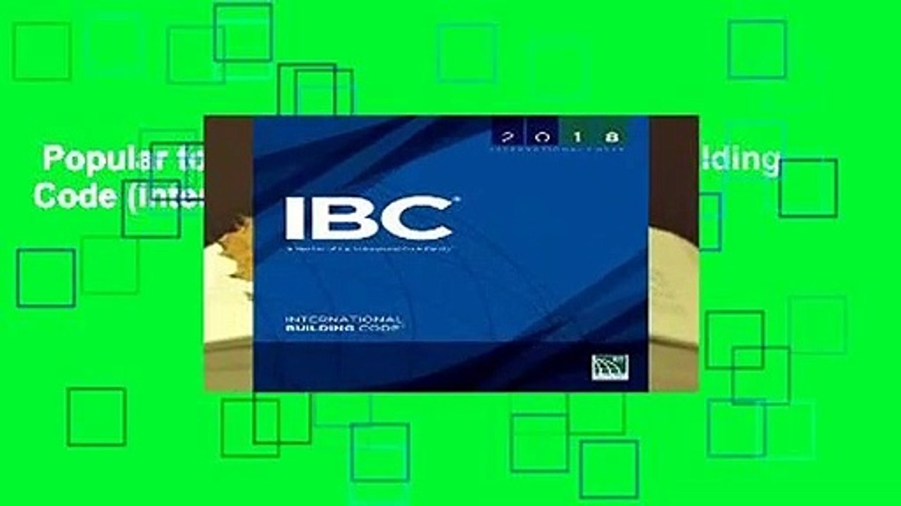Popular to Favorit  2018 International Building Code (International Code Council) by