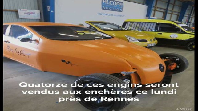 Rennes: Une vente aux enchères de bolides improbables