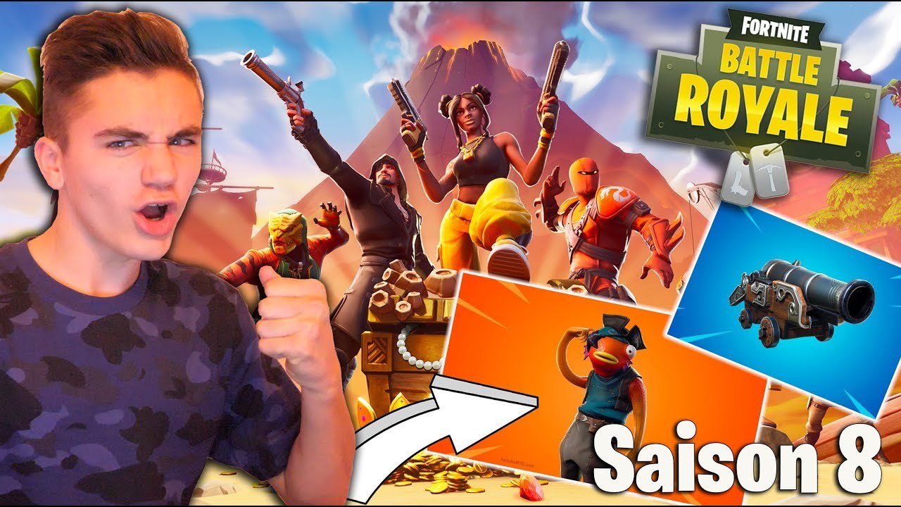 JE DÉCOUVRE LA SAISON 8 ! - NOUVELLE MAP FORTNITE BATTLE ROYALE - Néo The One