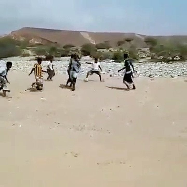 Just in Yemen instead of a whistle a football match referee uses an AK-47 rifle